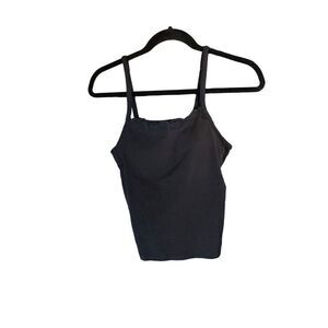 Bali women’s black tank with built-in bra, size 36B